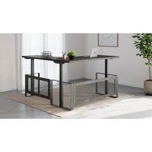 OfficeSource | Palisades | L Shape Electric Height Adjustable Desk