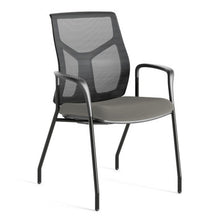 OfficeSource Starlight Executive Guest Chair with Black Frame