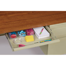 OfficeSource | Raleigh | 60''W Double Pedestal Steel Desk