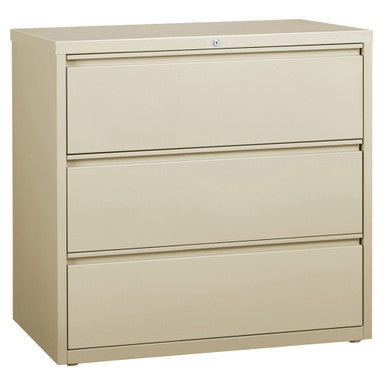 OfficeSource Steel Lateral File Collection 3 Drawer Lateral File Cabinet, 42'' Wide