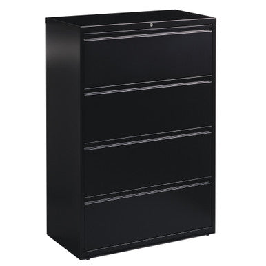 OfficeSource Steel Lateral File Collection 4 Drawer Lateral File Cabinet, 30'' Wide