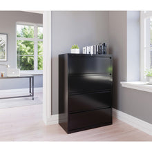 OfficeSource Steel Lateral File Collection 4 Drawer Lateral File Cabinet, 30'' Wide