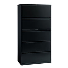 OfficeSource Steel Lateral File Collection 5 Drawer Lateral File Cabinet, 30'' Wide