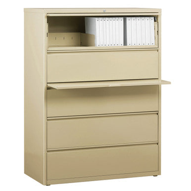 OfficeSource Steel Lateral File Collection 5 Drawer Lateral File Cabinet, 36'' Wide