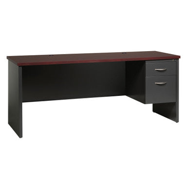 OfficeSource | Bedford | 72''W Single Right Pedestal Credenza