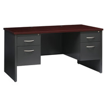 OfficeSource | Bedford | 60''W Double Pedestal Desk