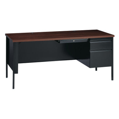 OfficeSource | Raleigh | 66''W Single Right Pedestal Desk