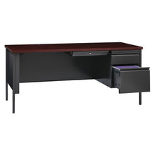 OfficeSource | Raleigh | 66''W Single Right Pedestal Desk