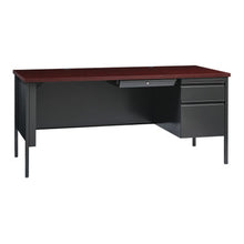 OfficeSource | Raleigh | 66''W Single Right Pedestal Desk