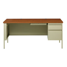 OfficeSource | Raleigh | 66''W Single Right Pedestal Desk