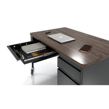 OfficeSource | Whitley | 48''W Mobile Double Pedestal Teacher's Desk