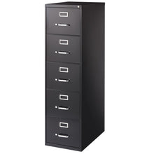OfficeSource Steel Vertical File Collection 5 Drawer Vertical File Cabinet, 26.5'' Deep, Letter
