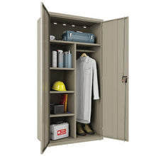 OfficeSource Steel Storage Cabinet Collection Combo Wardrobe