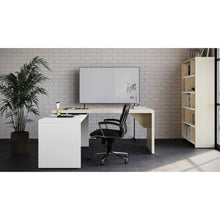 OfficeSource | Lucca | L Shape Desk with Reversible Return
