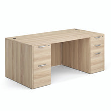 OfficeSource | OS Laminate | Double Full Pedestal Desk - 71'' x 36''