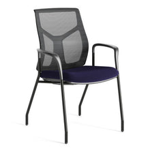 OfficeSource Starlight Executive Guest Chair with Black Frame