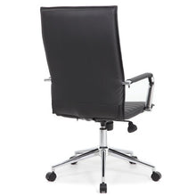 OfficeSource | Ridge | Executive High Back, Ribbed Back  Task Chair w/Chrome Base