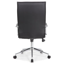OfficeSource | Ridge | Executive High Back, Ribbed Back  Task Chair w/Chrome Base