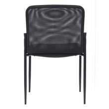 OfficeSource | Crossway | Armless Side Chair with Black Frame - Fabric