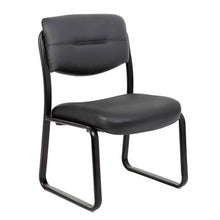 OfficeSource Merit Collection Armless Sled Base Guest Chair with Black Frame