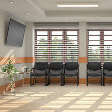 OfficeSource Merit Collection Sled Base Guest Chair with Arms and Black Frame