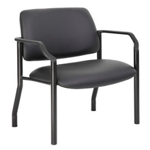 OfficeSource | Big & Tall | Guest Chair with Arms and Black Frame - 32''W