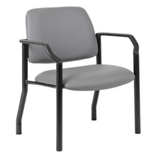 OfficeSource | Big & Tall | Guest Chair with Arms and Black Frame - 27.5''W