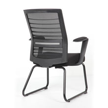 OfficeSource Interchangeable Gray Mesh Back Guest Chair with Sled Base
