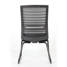 OfficeSource | Interchangeable | Black Mesh Back Guest Chair with Sled Base