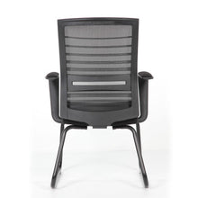 OfficeSource Interchangeable Gray Mesh Back Guest Chair with Sled Base