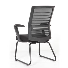 OfficeSource Interchangeable Gray Mesh Back Guest Chair with Sled Base