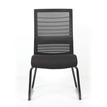 OfficeSource | Interchangeable | Black Mesh Back Guest Chair with Sled Base