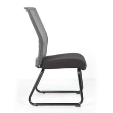 OfficeSource Interchangeable Gray Mesh Back Guest Chair with Sled Base