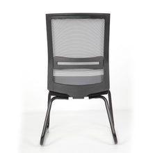 OfficeSource Interchangeable Gray Mesh Back Guest Chair with Sled Base
