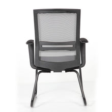 OfficeSource | Interchangeable | Black Mesh Back Guest Chair with Sled Base
