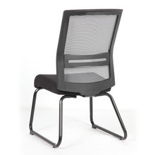OfficeSource Interchangeable Gray Mesh Back Guest Chair with Sled Base