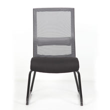 OfficeSource Interchangeable Gray Mesh Back Guest Chair with Sled Base