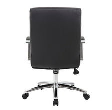 OfficeSource | Studio | Mid Back Chair with Chrome Frame
