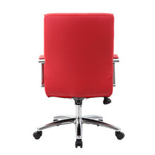 OfficeSource | Studio | Mid Back Chair with Chrome Frame