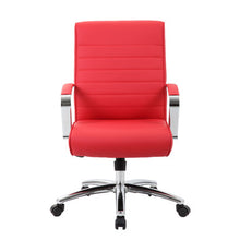 OfficeSource | Studio | Mid Back Chair with Chrome Frame