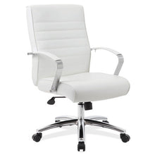 OfficeSource | Studio | Mid Back Chair with Chrome Frame