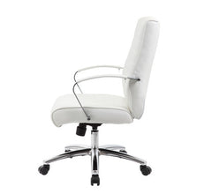 OfficeSource | Studio | Mid Back Chair with Chrome Frame