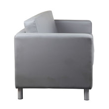 OfficeSource | Define | Club Chair with Silver Metal Legs