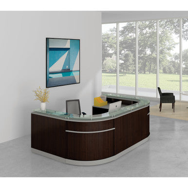 OfficeSource Cosmo Collection U Shape Reception Typical - COSMO7