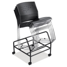 OfficeSource Tower Collection Black Chair Dolly