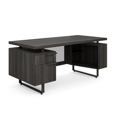 OfficeSource | Palisades | Single Pedestal Desk - 66'' x 30''