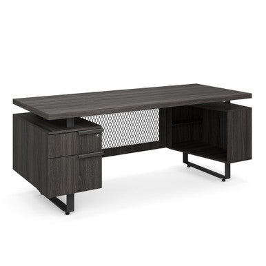 OfficeSource | Palisades | Single Pedestal Desk - 72'' x 30''