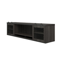 OfficeSource | Palisades | Wall Mounted Hutch with Sliding Doors