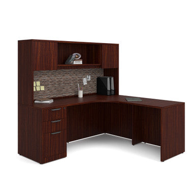 OfficeSource OS Laminate Collection L Shape Typical - OS209