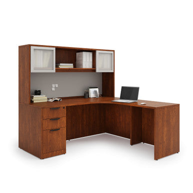 OfficeSource OS Laminate Collection L Shape Typical - OS210